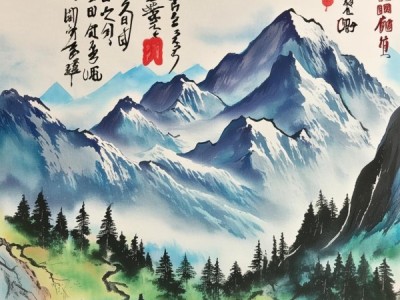 探索山行之美，三年级学生书法作品中的传承与创新风采