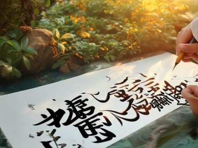 融合古今，万事如意，动态书法艺术新展现