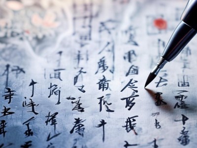 书法之美，软笔艺术背景图动态赏析