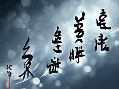 墨舞心语，书法表白融入动态壁纸的浪漫风情