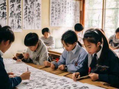 墨香青春，中小学生硬笔书画作品传承文化风采