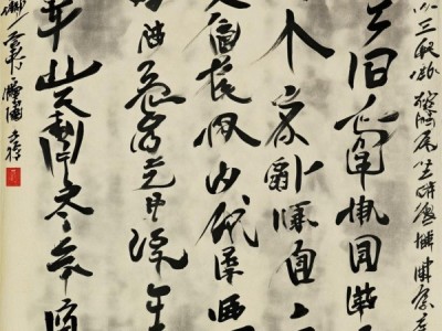 穿越时空的风韵，动态书法艺术背景图赏析