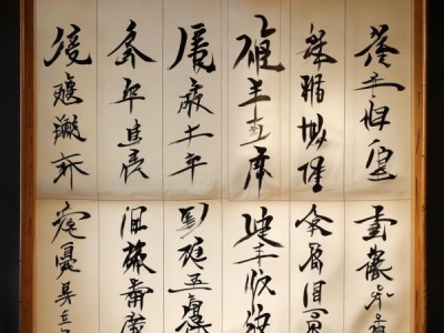六格四行书法之美，视觉与心灵的艺术之旅