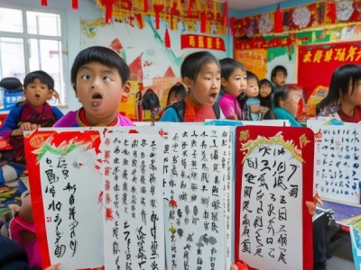 童心绘国庆，翰墨颂党恩——一年级国庆硬笔书画展风采