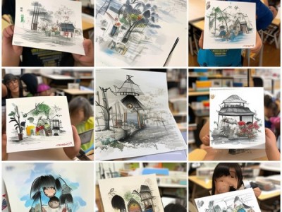 童真墨韵，二年级硬笔书画展风采