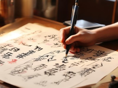 墨舞诗韵，硬笔书法中的爱国情与生活热爱