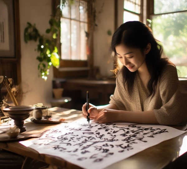 生活艺术，人文之光，书法在日常生活中的魅力展现,生活艺术，人文之光，书法在日常生活中的魅力展现,书法,第1张