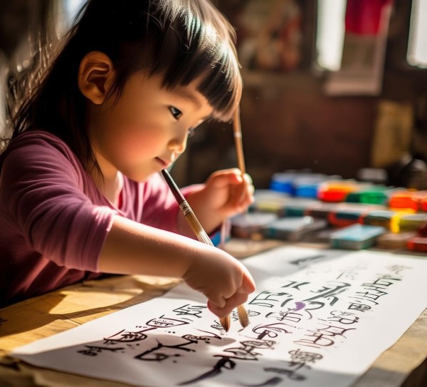 童真笔尖下的智慧——二年级小学生书法生活颂,童真笔尖下的智慧——二年级小学生书法生活颂,书法,第1张