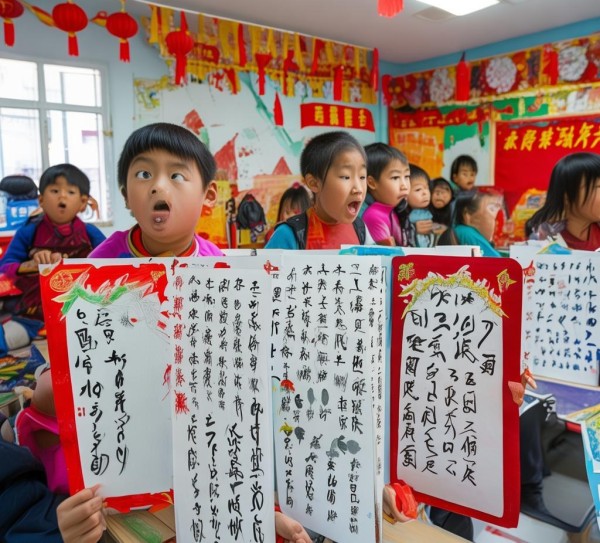 童心绘国庆，翰墨颂党恩——一年级国庆硬笔书画展风采,童心绘国庆，翰墨颂党恩——一年级国庆硬笔书画展风采,书法,童趣,第1张