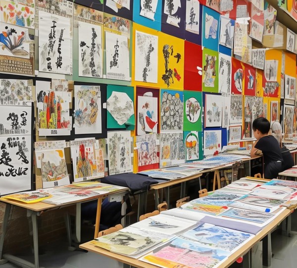 校园风采展，小学生硬笔书画盛宴呈现五六年级创意才华,校园风采展，小学生硬笔书画盛宴呈现五六年级创意才华,书法,第1张