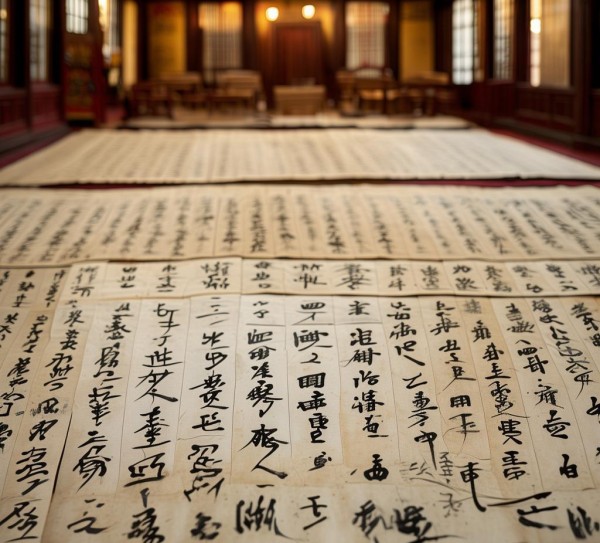 古韵流转，四列六行书法作品鉴赏集,古韵流转，四列六行书法作品鉴赏集,书法,第1张