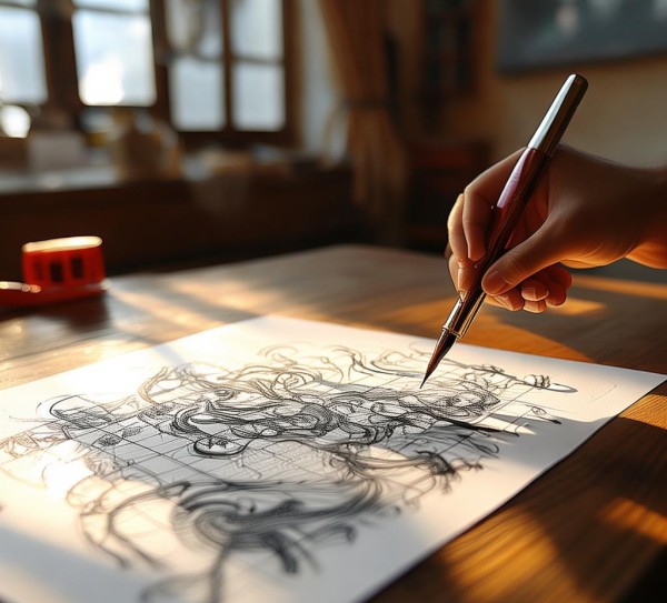 A4方格硬笔书画，笔触生辉的独特艺术魅力,A4方格硬笔书画，笔触生辉的独特艺术魅力,书法,第1张