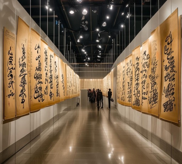 四列八行书法艺术展，视觉与心灵的双重盛宴,四列八行书法艺术展，视觉与心灵的双重盛宴,书法,第1张