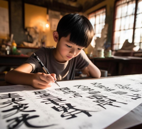 墨韵初展，一年级行书书法作品赏析之旅,墨韵初展，一年级行书书法作品赏析之旅,书法,第1张