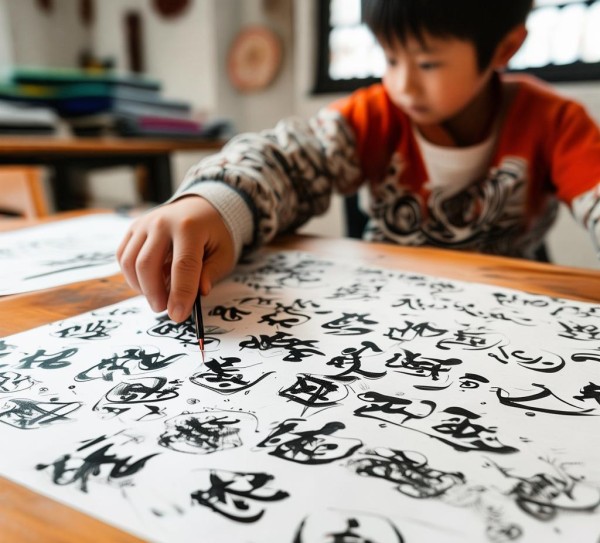 童笔生花，小学生硬笔书法动态图，展现传承与创新之美,童笔生花，小学生硬笔书法动态图，展现传承与创新之美,书法,第1张