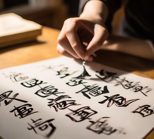 墨舞行云，四字行书书法艺术之旅,墨舞行云，四字行书书法艺术之旅,书法,第1张