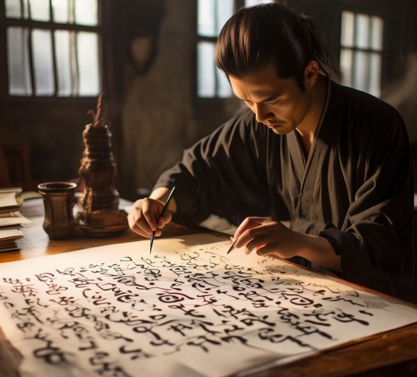 墨舞人生，十字内行书书法作品韵味鉴赏,墨舞人生，十字内行书书法作品韵味鉴赏,书法,艺术韵味,第1张