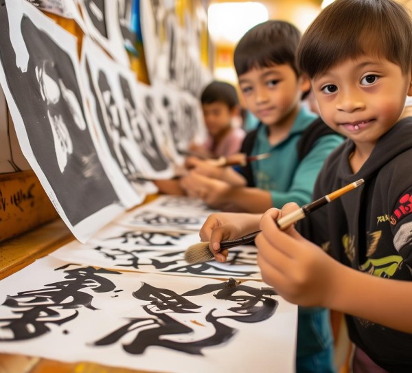 青春墨香，校园小学生硬笔书法风采展,青春墨香，校园小学生硬笔书法风采展,书法,第1张