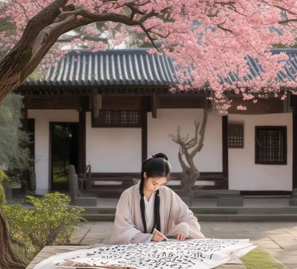 墨香校园，书法专业学子生活画卷,墨香校园，书法专业学子生活画卷,书法,第1张