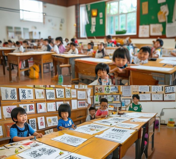 校园笔韵绘童年——我校小学生硬笔书法展掠影,校园笔韵绘童年——我校小学生硬笔书法展掠影,书法,童趣,第1张