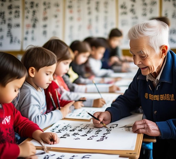 启迪智慧，传承文化，二年级硬笔书画教学新篇章,启迪智慧，传承文化，二年级硬笔书画教学新篇章,书法,第1张