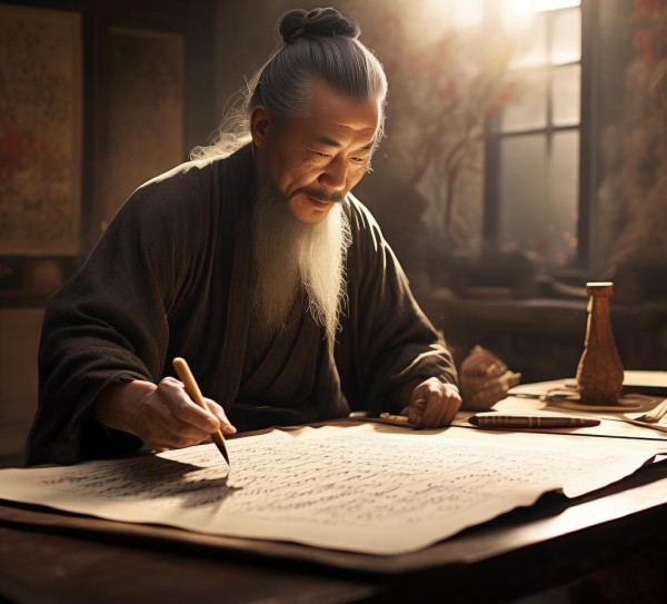 书法艺术与哲学交融，探寻知行合一的境界之美,书法艺术与哲学交融，探寻知行合一的境界之美,书法,第1张