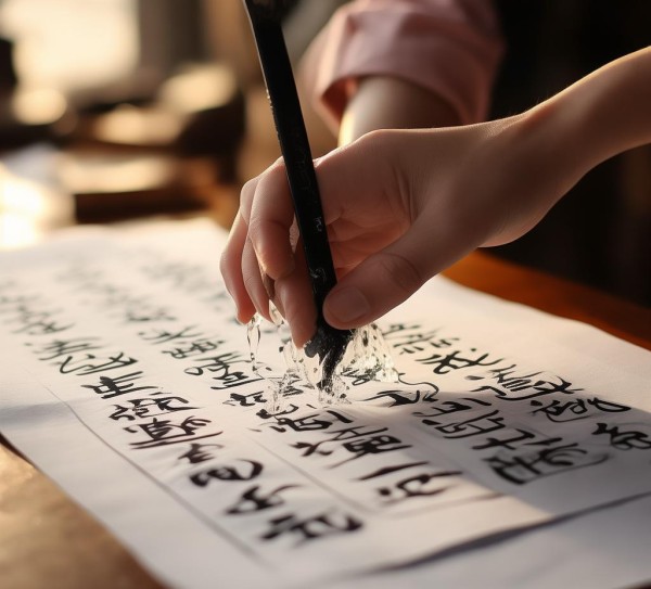 墨舞风华，五言七行书法之美，探寻传统艺术精粹,墨舞风华，五言七行书法之美，探寻传统艺术精粹,书法,艺术传承,第1张
