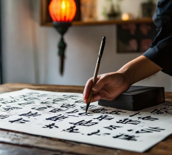 墨舞五行，临阴书法作品中的五行美学鉴赏,墨舞五行，临阴书法作品中的五行美学鉴赏,书法,第1张