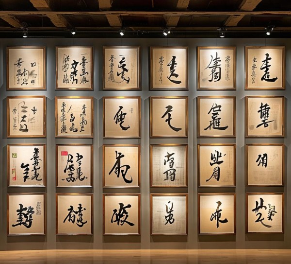 穿越千年之美，6排4行书法作品赏析,穿越千年之美，6排4行书法作品赏析,书法,第1张