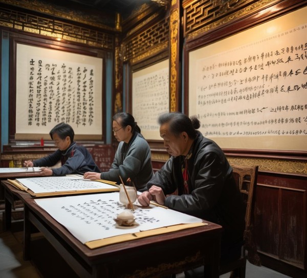 邯郸三人行书画院，硬笔书法传承与创新的文化殿堂,邯郸三人行书画院，硬笔书法传承与创新的文化殿堂,书法,第1张