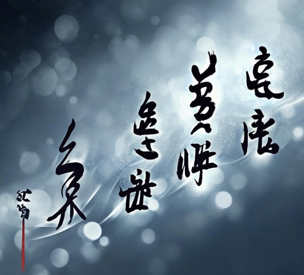 墨舞心语，书法表白融入动态壁纸的浪漫风情,墨舞心语，书法表白融入动态壁纸的浪漫风情,书法,第1张