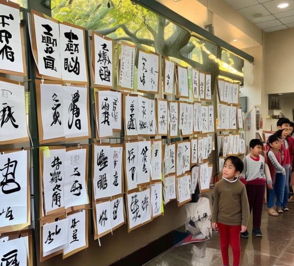 校园墨香，二年级学生书法作品大赏,校园墨香，二年级学生书法作品大赏,书法,第1张
