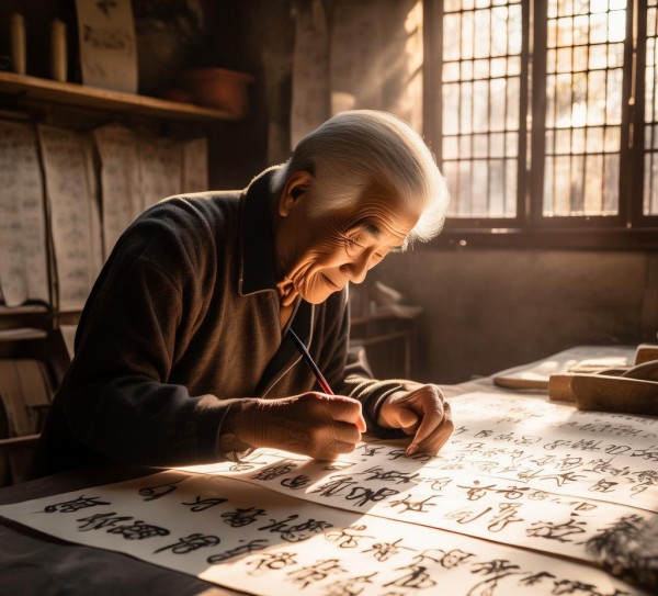 翰墨人生，书法老师笔下的诗意生活,翰墨人生，书法老师笔下的诗意生活,书法,第1张