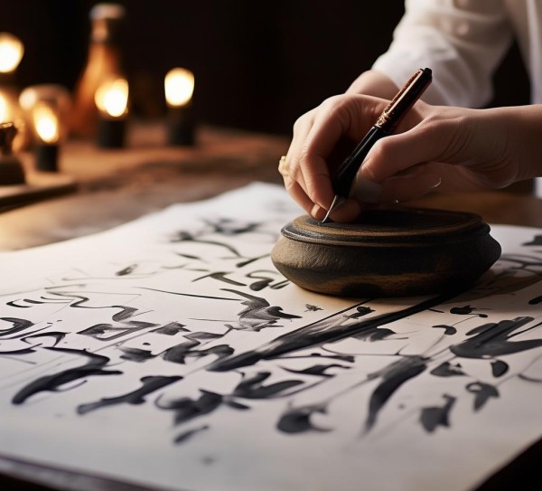 笔尖流转，意境探寻，一日一字行书法艺术之旅,笔尖流转，意境探寻，一日一字行书法艺术之旅,书法,第1张