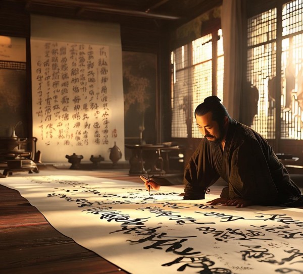 王献之书法艺术理念，横鳞竖勒，墨舞风生之探析,王献之书法艺术理念，横鳞竖勒，墨舞风生之探析,书法,第1张