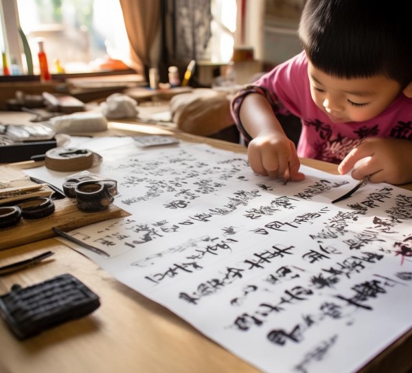 翰墨童年，五年级小学生硬笔书画艺术之旅,翰墨童年，五年级小学生硬笔书画艺术之旅,书法,第1张