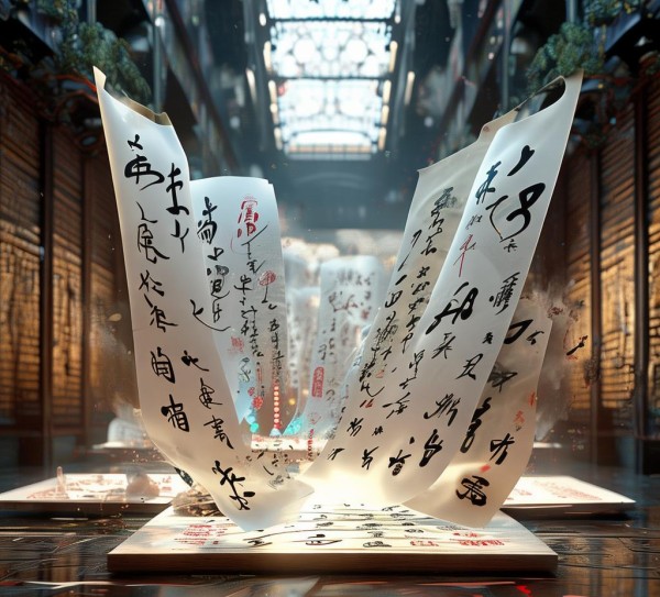 穿越时空的书法盛宴，五言七行艺术之美鉴赏,穿越时空的书法盛宴，五言七行艺术之美鉴赏,书法,第1张