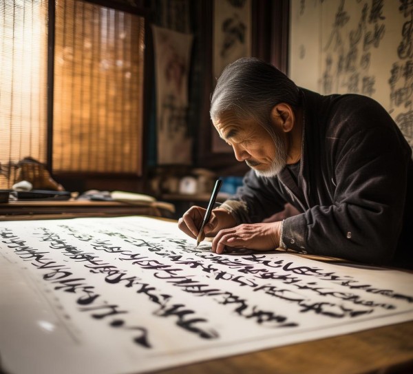 赣南书法翘楚，十大书法名家之首风采独绝,赣南书法翘楚，十大书法名家之首风采独绝,书法,第1张
