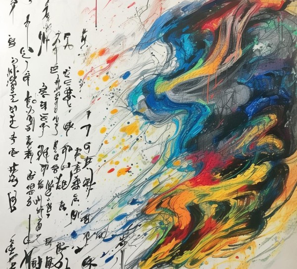 书法变画动态图制作，传承与创新的艺术之旅,书法变画动态图制作，传承与创新的艺术之旅,书法,第1张