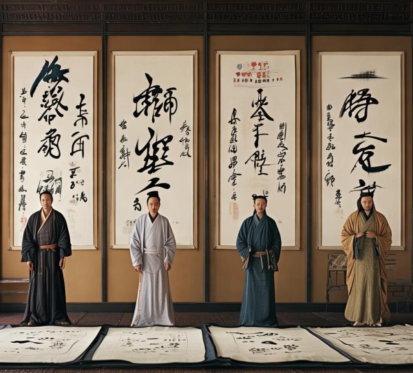 四大书法名家，翰墨飘香中的传承与排名解析,四大书法名家，翰墨飘香中的传承与排名解析,书法,第1张