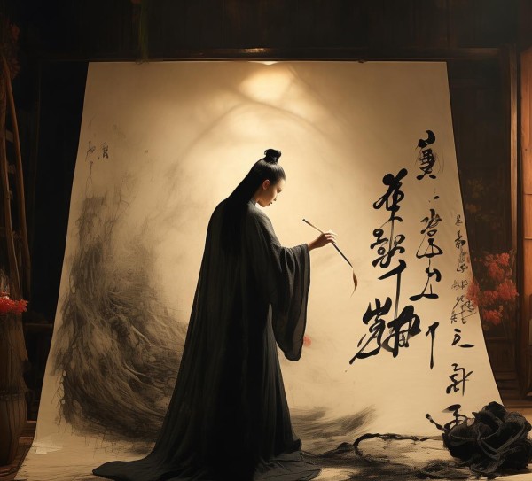墨舞人生，书法艺术与生活哲学的交汇之路,墨舞人生，书法艺术与生活哲学的交汇之路,书法,第1张