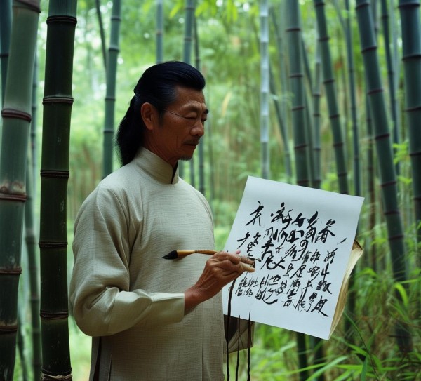粤西书法界领军人物，揭秘粤西书法名家榜首风采,粤西书法界领军人物，揭秘粤西书法名家榜首风采,书法,第1张