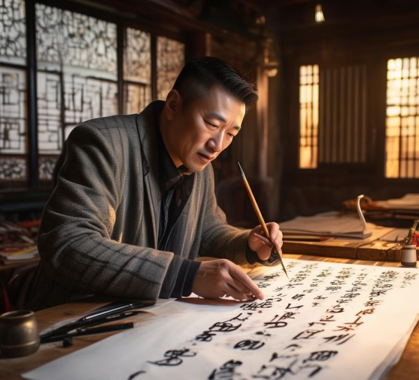 孙彧，三原县现代书法名家挥洒翰墨韵味，传承与创新之路,孙彧，三原县现代书法名家挥洒翰墨韵味，传承与创新之路,书法,第1张