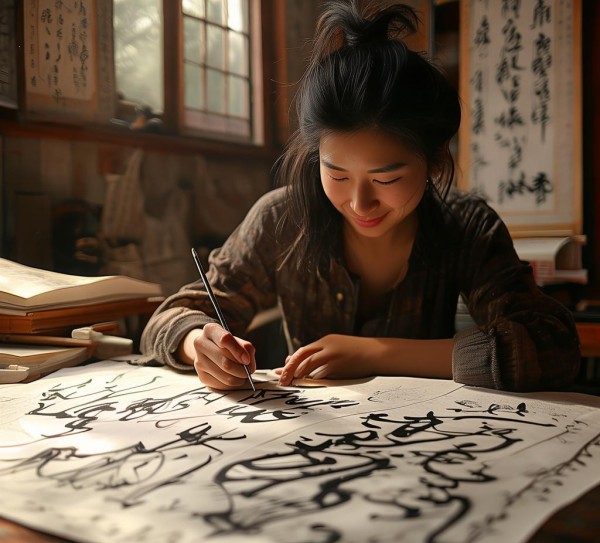墨舞人生，我的书法之旅与生活追求,墨舞人生，我的书法之旅与生活追求,书法,第1张